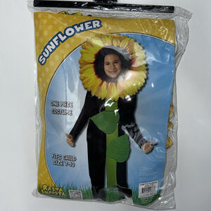 Rasta Imposta Sunflower Costume Children Size 7-10 Years